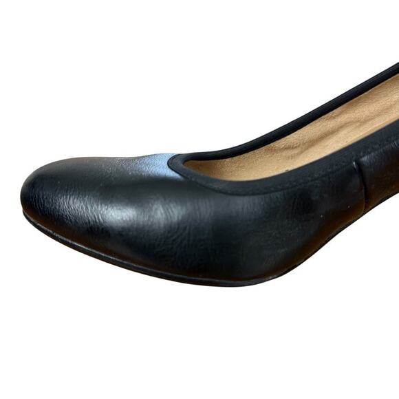 Naturalizer Naomi Womens Black Chunky Block High Heels Pumps Shoes sz 7.5 M - Picture 5 of 16